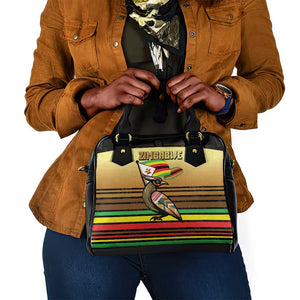 Pride Zimbabwe Shoulder Handbag Zimbabwean Bird, Tribal Patterns and Pan-African Colors
