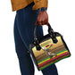 Pride Zimbabwe Shoulder Handbag Zimbabwean Bird, Tribal Patterns and Pan-African Colors