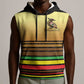 Pride Zimbabwe Sleeveless Hoodie Zimbabwean Bird, Tribal Patterns and Pan-African Colors - African Pride