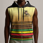 Pride Zimbabwe Sleeveless Zip Hoodie Zimbabwean Bird, Tribal Patterns and Pan-African Colors - African Pride