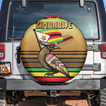 Pride Zimbabwe Spare Tire Cover Zimbabwean Bird, Tribal Patterns and Pan-African Colors