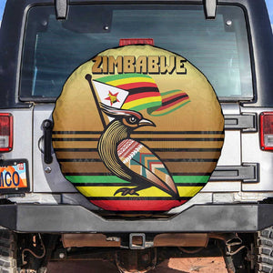Pride Zimbabwe Spare Tire Cover Zimbabwean Bird, Tribal Patterns and Pan-African Colors