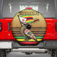 Pride Zimbabwe Spare Tire Cover Zimbabwean Bird, Tribal Patterns and Pan-African Colors