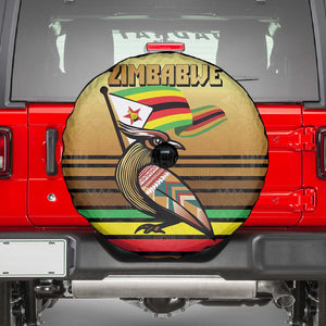Pride Zimbabwe Spare Tire Cover Zimbabwean Bird, Tribal Patterns and Pan-African Colors