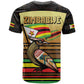 Pride Zimbabwe T shirt Zimbabwean Bird, Tribal Patterns and Pan-African Colors