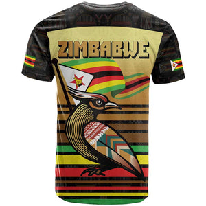 Pride Zimbabwe T shirt Zimbabwean Bird, Tribal Patterns and Pan-African Colors