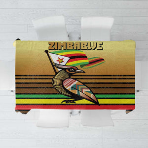 Pride Zimbabwe Tablecloth Zimbabwean Bird, Tribal Patterns and Pan-African Colors