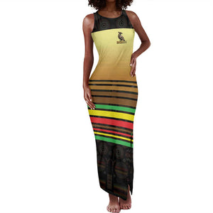 Pride Zimbabwe Tank Maxi Dress Zimbabwean Bird, Tribal Patterns and Pan-African Colors