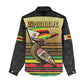 Pride Zimbabwe Women Casual Shirt Zimbabwean Bird, Tribal Patterns and Pan-African Colors