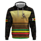 Pride Zimbabwe Zip Hoodie Zimbabwean Bird, Tribal Patterns and Pan-African Colors