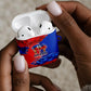 Haiti Flag Day Arcahaie 1803 AirPods Case Geometric Low Poly Flag Art - Birthplace Of Liberty Graphic