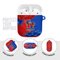 Haiti Flag Day Arcahaie 1803 AirPods Case Geometric Low Poly Flag Art - Birthplace Of Liberty Graphic
