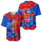 Haiti Flag Day Arcahaie 1803 Baseball Jersey Geometric Low Poly Flag Art - Birthplace Of Liberty Graphic
