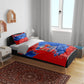 Haiti Flag Day Arcahaie 1803 Bedding Set Geometric Low Poly Flag Art - Birthplace Of Liberty Graphic