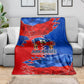 Haiti Flag Day Arcahaie 1803 Blanket Geometric Low Poly Flag Art - Birthplace Of Liberty Graphic