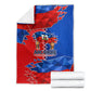 Haiti Flag Day Arcahaie 1803 Blanket Geometric Low Poly Flag Art - Birthplace Of Liberty Graphic