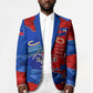 Haiti Flag Day Arcahaie 1803 Blazer Geometric Low Poly Flag Art - Birthplace Of Liberty Graphic