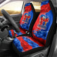 Haiti Flag Day Arcahaie 1803 Car Seat Cover Geometric Low Poly Flag Art - Birthplace Of Liberty Graphic