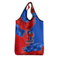 Haiti Flag Day Arcahaie 1803 Grocery Bag Geometric Low Poly Flag Art - Birthplace Of Liberty Graphic