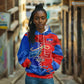 Haiti Flag Day Arcahaie 1803 Hoodie Geometric Low Poly Flag Art - Birthplace Of Liberty Graphic