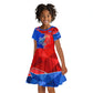 Haiti Flag Day Arcahaie 1803 Kid Short Sleeve Dress Geometric Low Poly Flag Art - Birthplace Of Liberty Graphic
