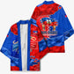 Haiti Flag Day Arcahaie 1803 Kimono Geometric Low Poly Flag Art - Birthplace Of Liberty Graphic