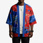 Haiti Flag Day Arcahaie 1803 Kimono Geometric Low Poly Flag Art - Birthplace Of Liberty Graphic