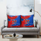 Haiti Flag Day Arcahaie 1803 Pillow Cover Geometric Low Poly Flag Art - Birthplace Of Liberty Graphic