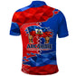Haiti Flag Day Arcahaie 1803 Polo Shirt Geometric Low Poly Flag Art - Birthplace Of Liberty Graphic