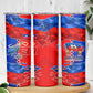 Haiti Flag Day Arcahaie 1803 Skinny Tumbler Geometric Low Poly Flag Art - Birthplace Of Liberty Graphic