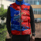 Haiti Flag Day Arcahaie 1803 Sleeveless Puffer Jacket Geometric Low Poly Flag Art - Birthplace Of Liberty Graphic