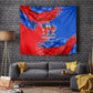 Haiti Flag Day Arcahaie 1803 Tapestry Geometric Low Poly Flag Art - Birthplace Of Liberty Graphic