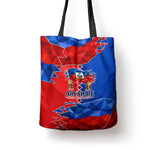 Haiti Flag Day Arcahaie 1803 Tote Bag Geometric Low Poly Flag Art - Birthplace Of Liberty Graphic