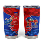 Haiti Flag Day Arcahaie 1803 Tumbler Cup Geometric Low Poly Flag Art - Birthplace Of Liberty Graphic