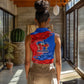 Haiti Flag Day Arcahaie 1803 Women Sleeveless Polo Shirt Geometric Low Poly Flag Art - Birthplace Of Liberty Graphic