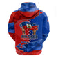 Haiti Flag Day Arcahaie 1803 Zip Hoodie Geometric Low Poly Flag Art - Birthplace Of Liberty Graphic