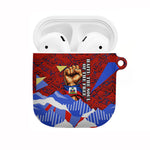 Haiti Flag Day Soul Of The Free L Union Fait La Force AirPods Case Peace Dove And Power Fist Art With Hibiscus And Broken Chains