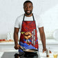 Haiti Flag Day Soul Of The Free L Union Fait La Force Apron Peace Dove And Power Fist Art With Hibiscus And Broken Chains