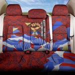 Haiti Flag Day Soul Of The Free L Union Fait La Force Back Car Seat Cover Peace Dove And Power Fist Art With Hibiscus And Broken Chains