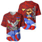 Haiti Flag Day Soul Of The Free L Union Fait La Force Baseball Jersey Peace Dove And Power Fist Art With Hibiscus And Broken Chains