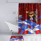 Haiti Flag Day Soul Of The Free L Union Fait La Force Bathroom Set Peace Dove And Power Fist Art With Hibiscus And Broken Chains