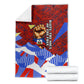 Haiti Flag Day Soul Of The Free L Union Fait La Force Blanket Peace Dove And Power Fist Art With Hibiscus And Broken Chains