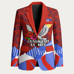 Haiti Flag Day Soul Of The Free L Union Fait La Force Blazer Peace Dove And Power Fist Art With Hibiscus And Broken Chains
