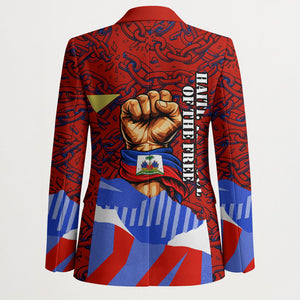 Haiti Flag Day Soul Of The Free L Union Fait La Force Blazer Peace Dove And Power Fist Art With Hibiscus And Broken Chains