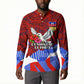Haiti Flag Day Soul Of The Free L Union Fait La Force Button Sweatshirt Peace Dove And Power Fist Art With Hibiscus And Broken Chains