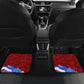 Haiti Flag Day Soul Of The Free L Union Fait La Force Car Mats Peace Dove And Power Fist Art With Hibiscus And Broken Chains