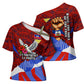 Haiti Flag Day Soul Of The Free L Union Fait La Force Cross Shoulder Shirt Peace Dove And Power Fist Art With Hibiscus And Broken Chains