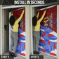 Haiti Flag Day Soul Of The Free L Union Fait La Force Door Cover Peace Dove And Power Fist Art With Hibiscus And Broken Chains