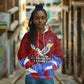 Haiti Flag Day Soul Of The Free L Union Fait La Force Hoodie Peace Dove And Power Fist Art With Hibiscus And Broken Chains