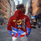 Haiti Flag Day Soul Of The Free L Union Fait La Force Hoodie Peace Dove And Power Fist Art With Hibiscus And Broken Chains